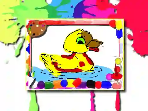 لعبة Kids Coloring Book على الانترنت