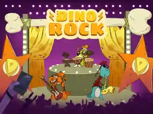 لعبة Dino Rock على الانترنت