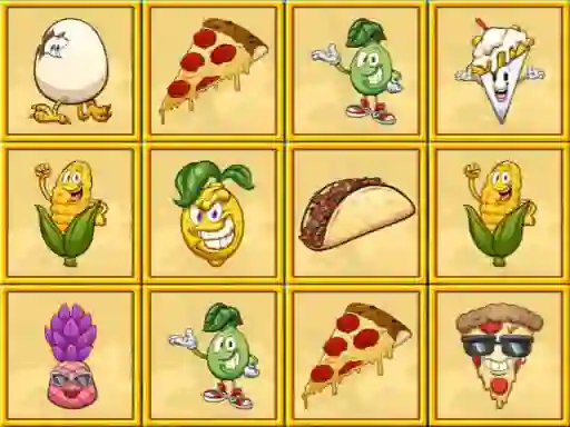 لعبة Foody Memory على الانترنت
