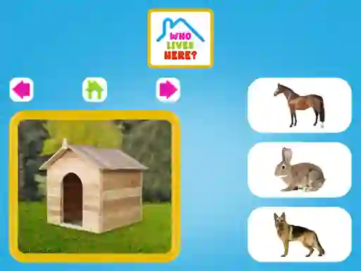 لعبة Who Lives Here على الانترنت