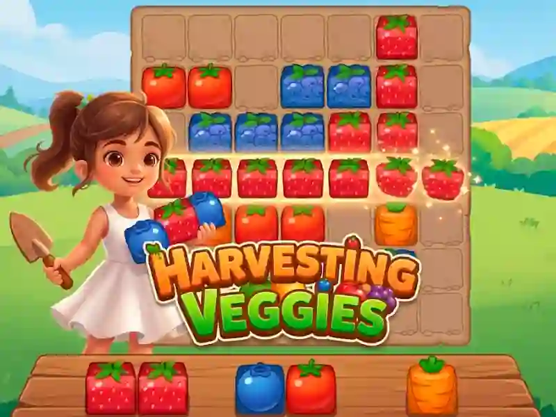 لعبة Harvesting Veggies على الانترنت