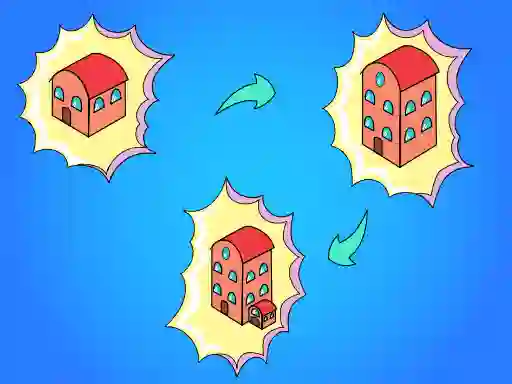 لعبة Idle Merge City على الانترنت