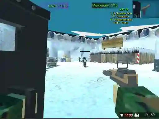 لعبة Blocky Combat Swat 2 على الانترنت