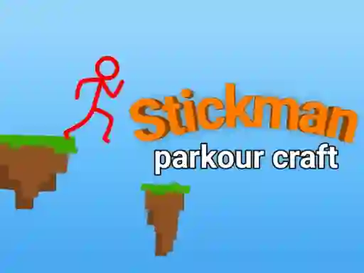 لعبة Stickman parkour craft على الانترنت
