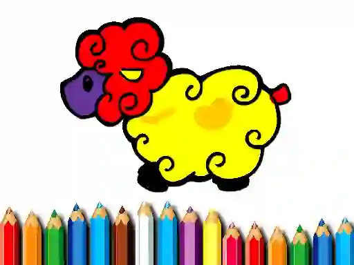 لعبة Baby Sheep Coloring على الانترنت