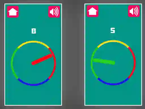 لعبة Colorful Clock على الانترنت