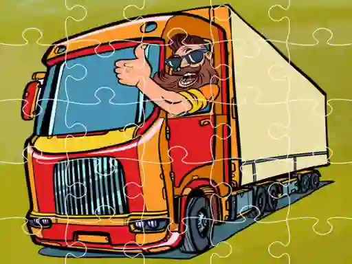 لعبة Semi Trucks Jigsaw على الانترنت
