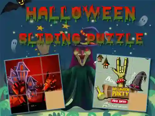 لعبة Halloween Sliding Puzzle على الانترنت