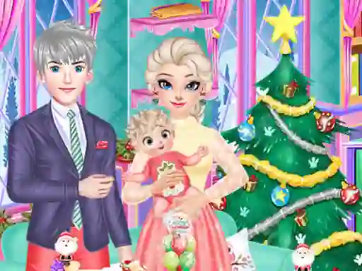 لعبة Frozen Family Christmas Preparation على الانترنت