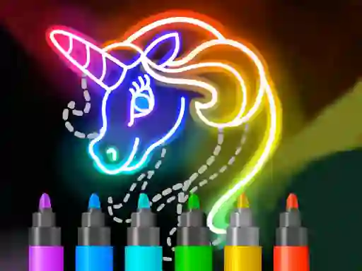 لعبة Learn to Draw Glow Cartoon على الانترنت