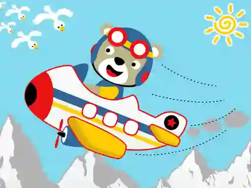 لعبة Friendly Airplanes For Kids Coloring على الانترنت