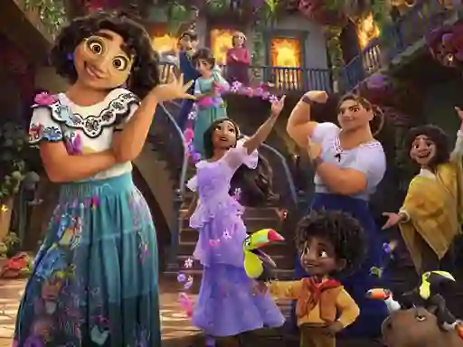 لعبة Madrigal Family Coloring على الانترنت