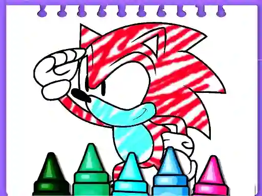 لعبة Sonic Coloring Book على الانترنت
