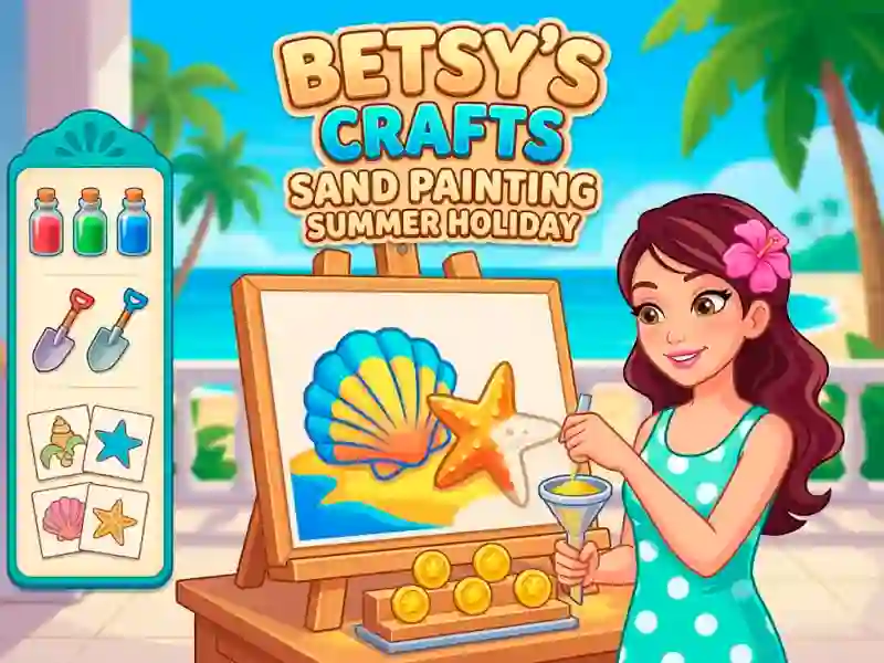 لعبة Betsy's Crafts Sand Painting Summer Holiday على الانترنت