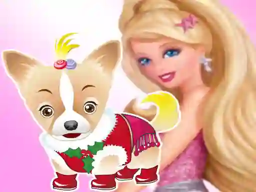 لعبة Barbie's Dog Dressup على الانترنت