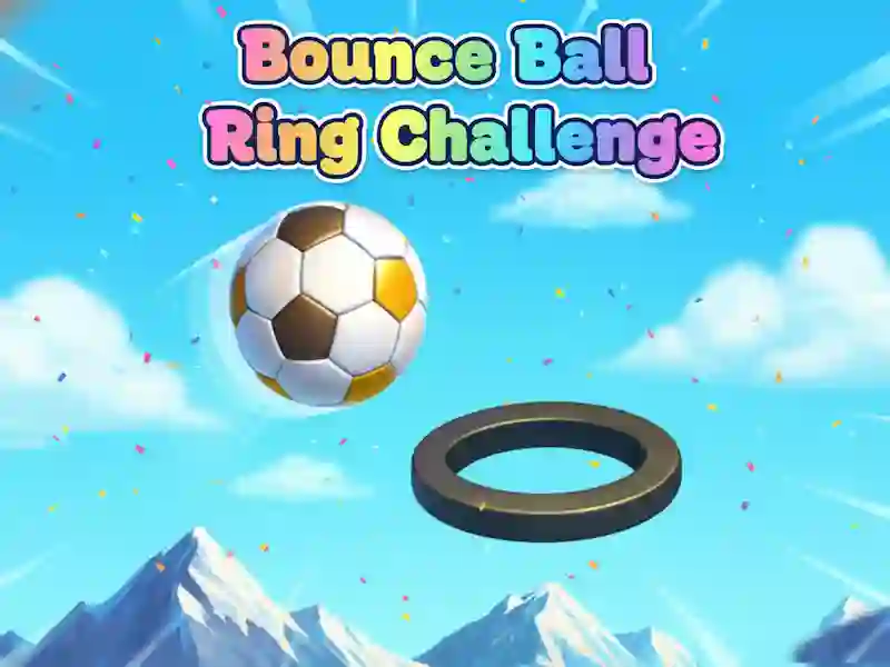 لعبة Bounce Ball Ring Challenge على الانترنت