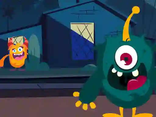 لعبة Funny Monsters Jigsaw على الانترنت