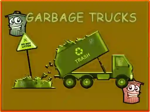 لعبة Garbage Trucks Hidden Trash Can على الانترنت