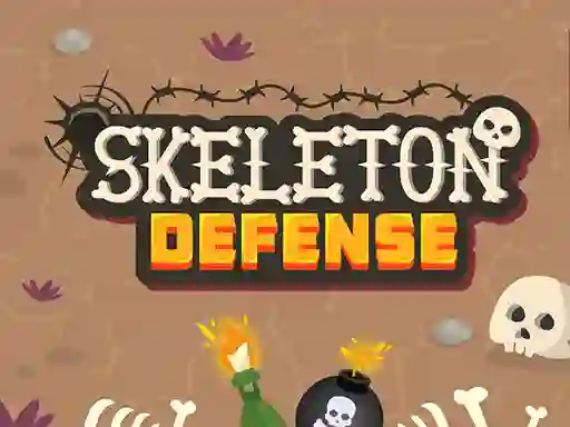 لعبة Skeleton Defense على الانترنت