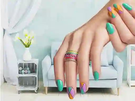 لعبة Nail Art Puzzle على الانترنت