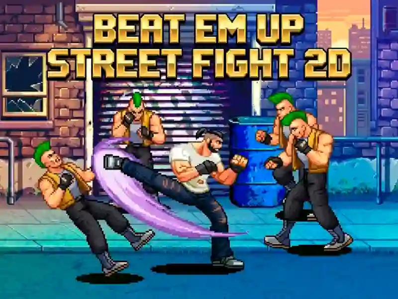 لعبة Beat Em Up Street Fight 2d على الانترنت