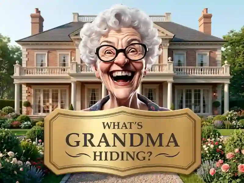 لعبة What's Grandma Hiding على الانترنت