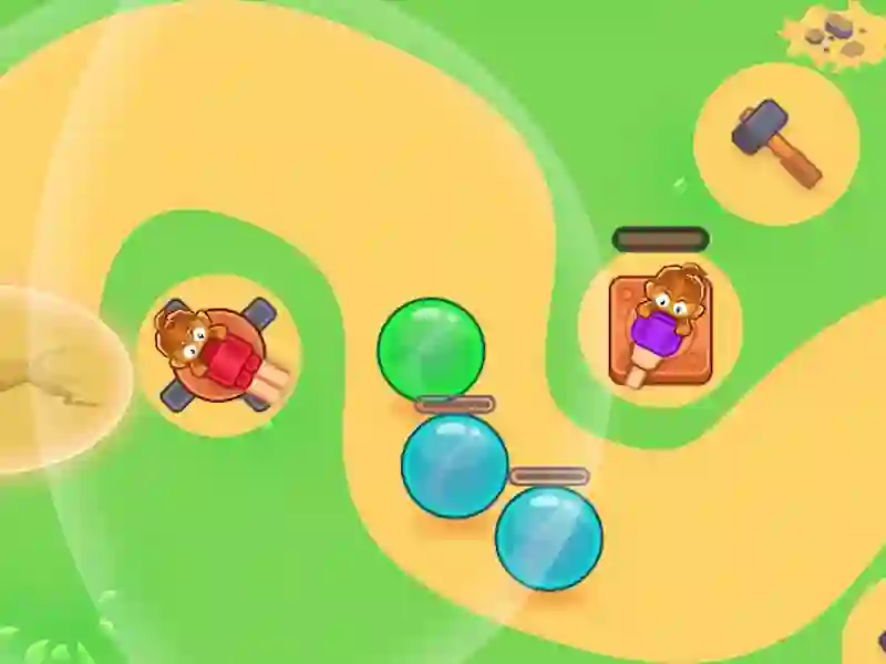 لعبة Monkey Bubble Defense على الانترنت