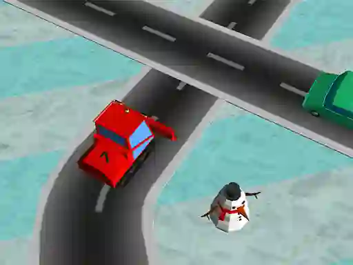 لعبة Traffic Run Christmas على الانترنت