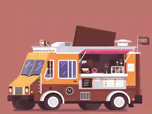 لعبة Food and Drink Trucks Memory على الانترنت