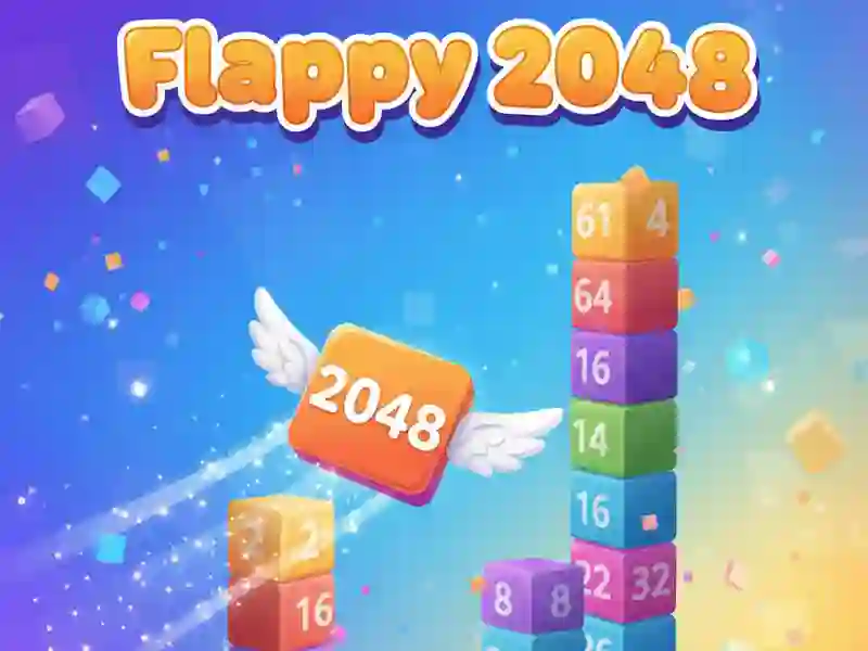 لعبة Flappy 2048 على الانترنت