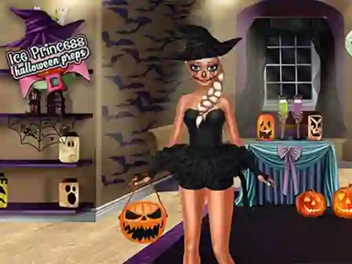 لعبة Ice Princess Halloween Preps على الانترنت