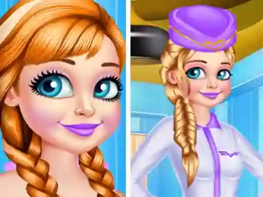 لعبة Princess Stewardess على الانترنت