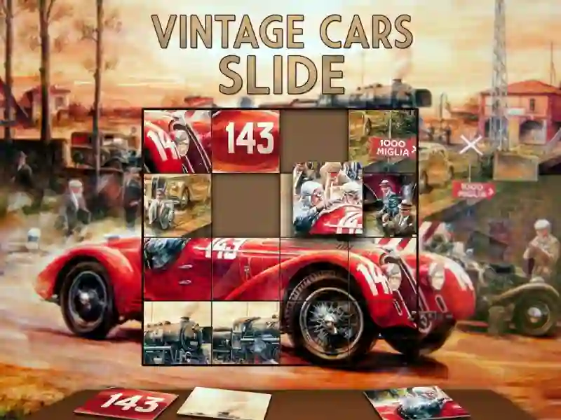 لعبة Vintage Cars Slide على الانترنت