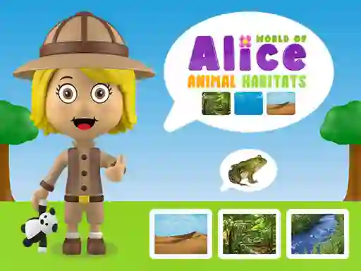 لعبة World of Alice Animal Habitats على الانترنت