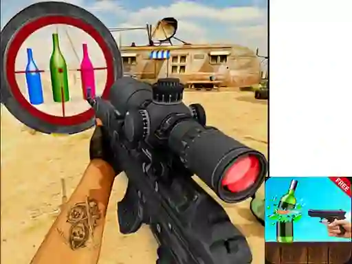 لعبة Sniper Bottle Shooting على الانترنت