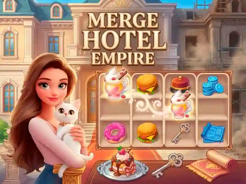 لعبة Merge Hotel Empire على الانترنت