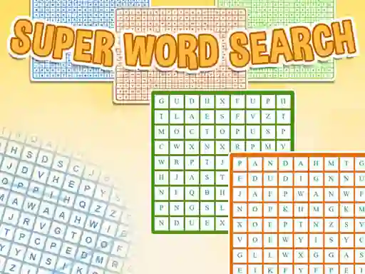 لعبة Super Word Search على الانترنت