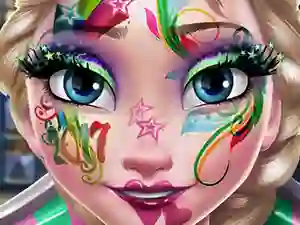 لعبة Elsa New Year Makeup على الانترنت