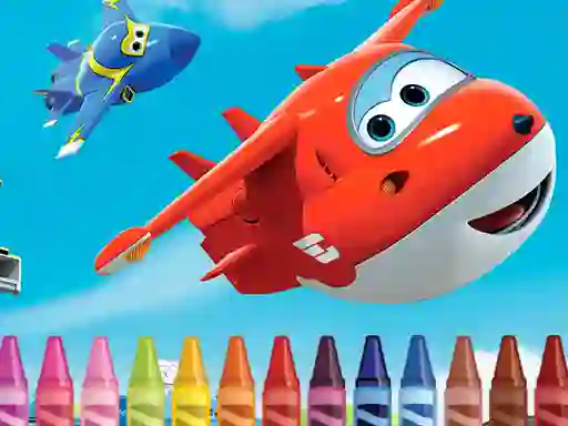 لعبة Superwings Coloring على الانترنت
