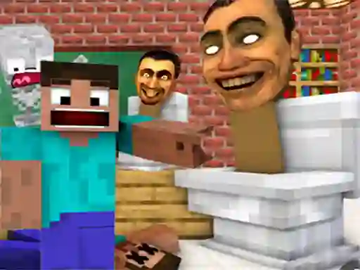 لعبة Minecraft Skibidi Toilet على الانترنت