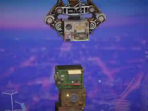 لعبة Steampunk Tower Builder على الانترنت