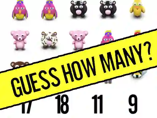 لعبة Guess How Many على الانترنت