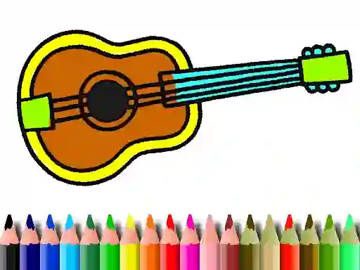لعبة Back To School: Music Instrument Coloring Book على الانترنت