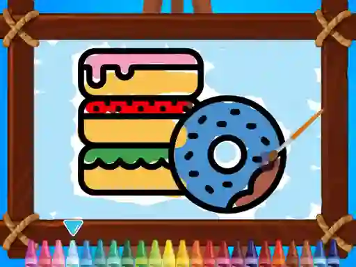 لعبة Kids Coloring Bakery على الانترنت