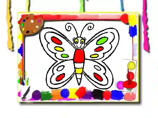 لعبة Butterfly Coloring Book على الانترنت