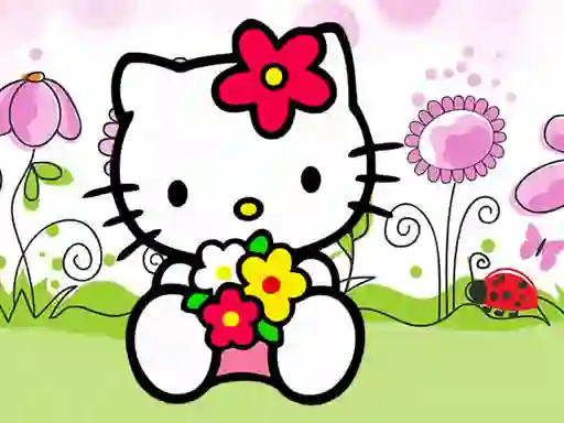 لعبة Hello Kitty Jigsaw على الانترنت