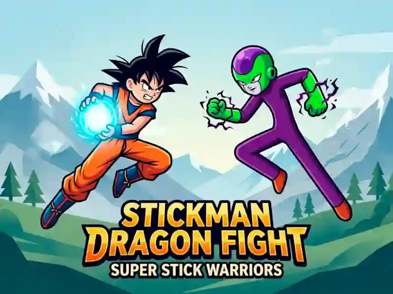 لعبة Stickman Dragon Fight - Super Stick Warriors على الانترنت