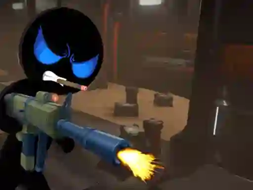 لعبة Stickman Armed Assassin Cold Space على الانترنت