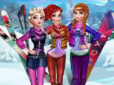 لعبة Princesses Visit Arendelle على الانترنت