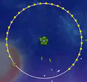 لعبة Orbit Avoider على الانترنت